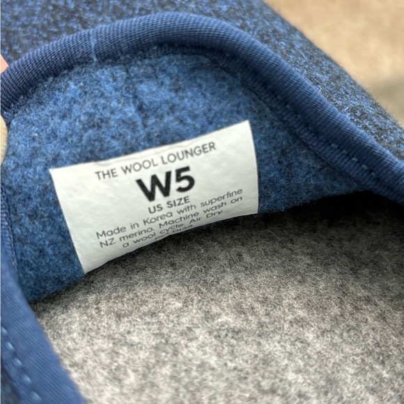 NWOB Women’s Allbirds The Wool Lounger In Hazy Indigo Size 5 - Picture 5 of 5
